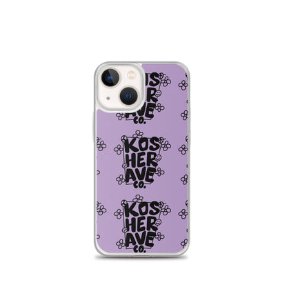 Smell The Flowers Purple iPhone Case