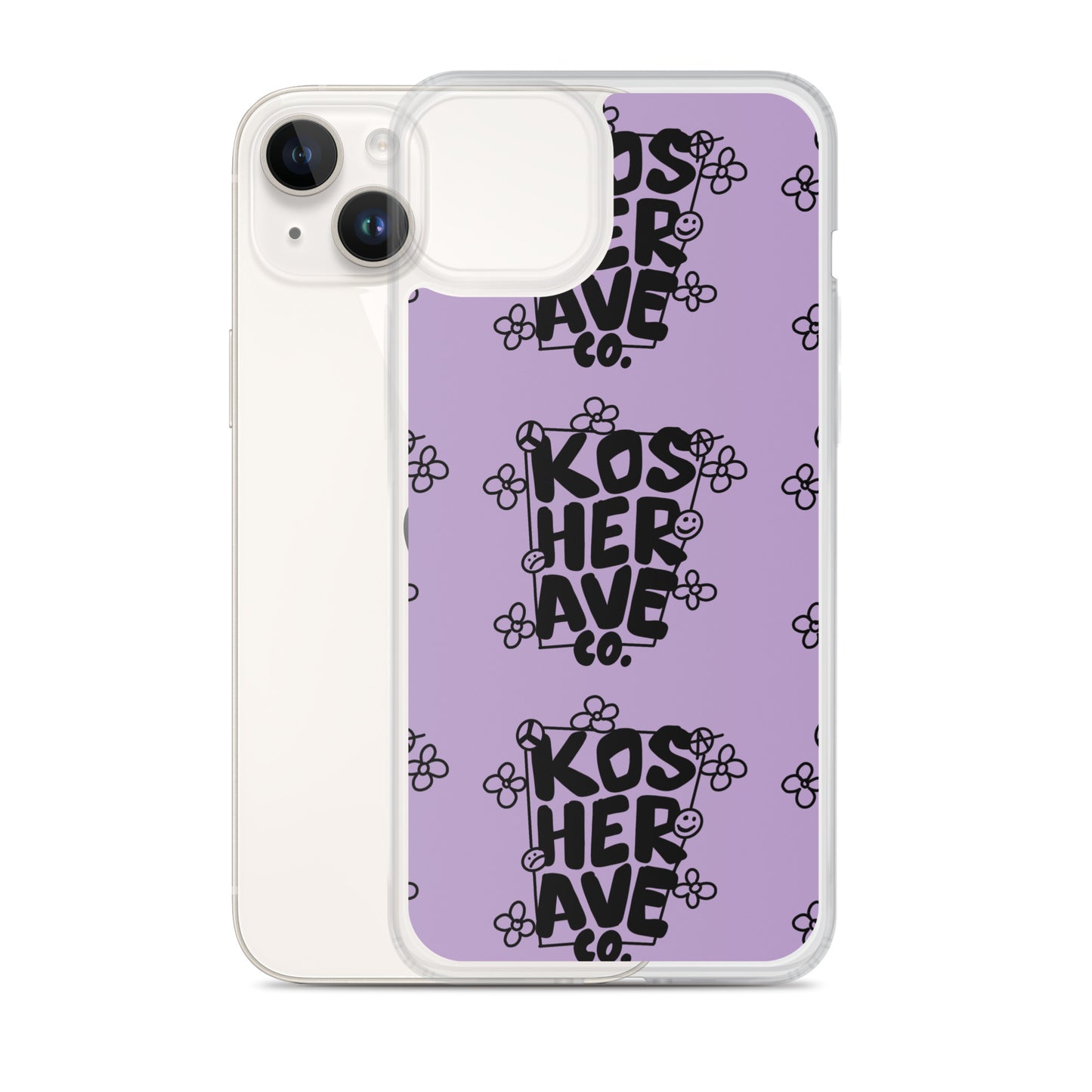 Smell The Flowers Purple iPhone Case