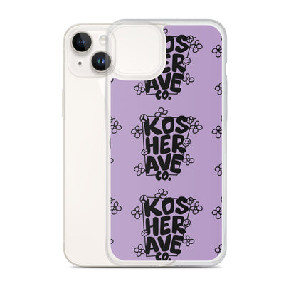 Smell The Flowers Purple iPhone Case