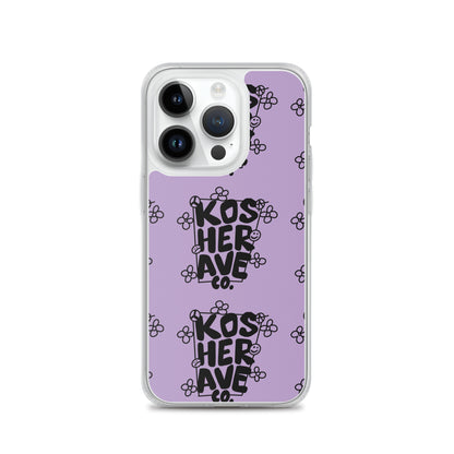 Smell The Flowers Purple iPhone Case