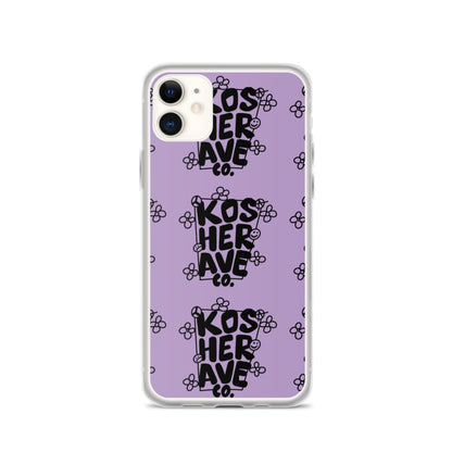 Smell The Flowers Purple iPhone Case