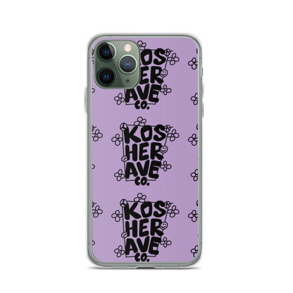 Smell The Flowers Purple iPhone Case