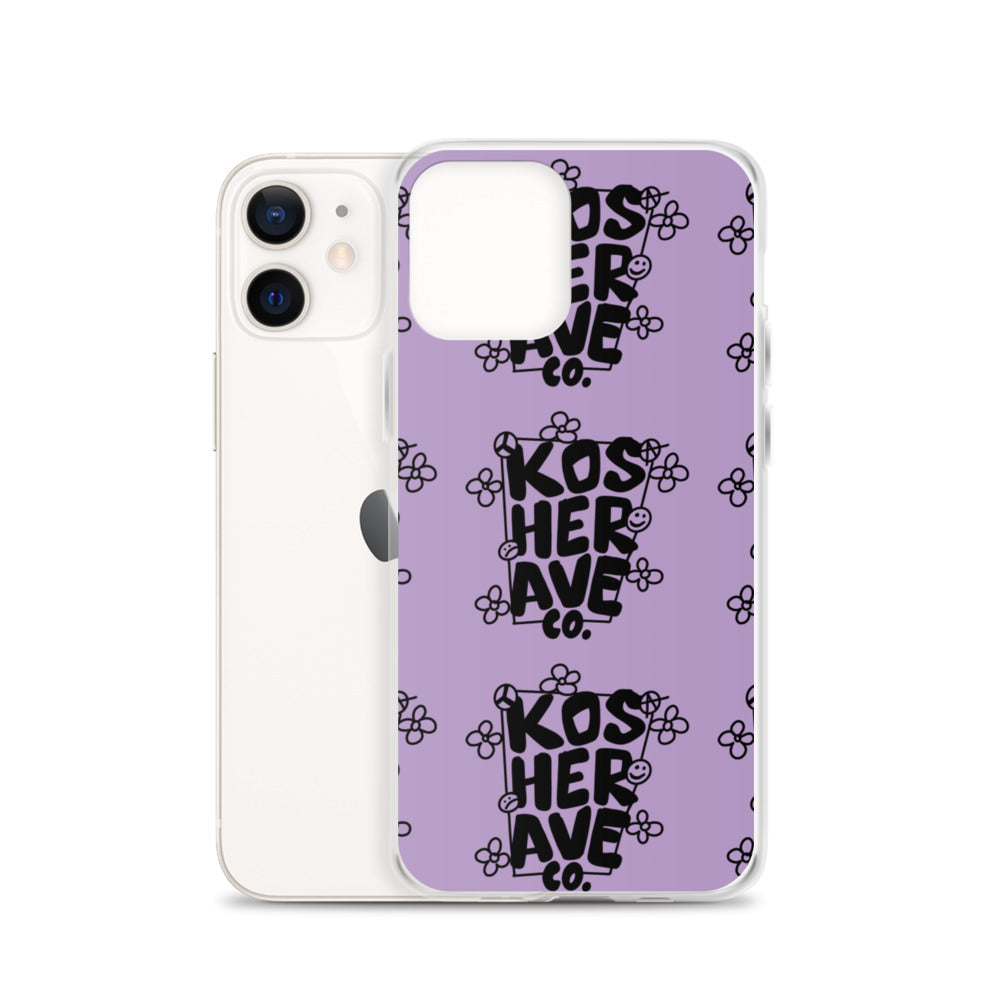 Smell The Flowers Purple iPhone Case