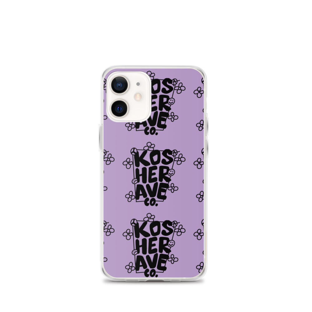 Smell The Flowers Purple iPhone Case