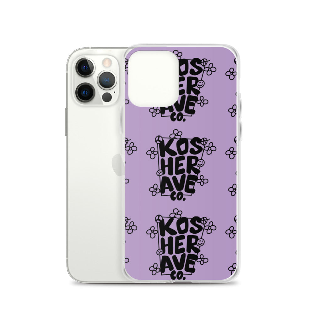 Smell The Flowers Purple iPhone Case