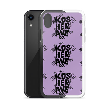 Smell The Flowers Purple iPhone Case