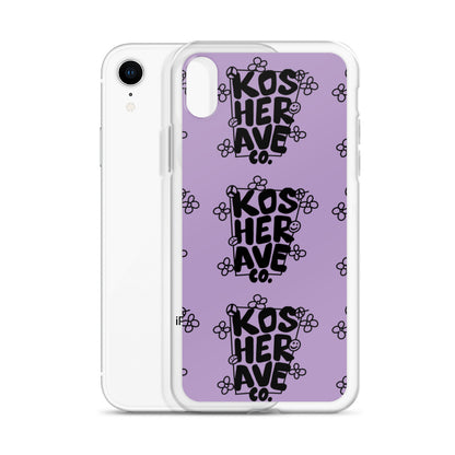 Smell The Flowers Purple iPhone Case